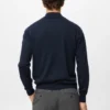 Pullover mit Reißverschluss aus 100 % Merinowolle