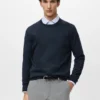 Pullover mit Rundhalsausschnitt aus 100 % Merinowolle