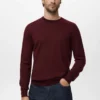 Pullover mit Rundhalsausschnitt aus 100 % Merinowolle