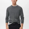 Pullover mit Rundhalsausschnitt aus 100 % Merinowolle