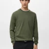 Pullover mit Rundhalsausschnitt aus 100 % Merinowolle