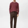 Pullover mit Rundhalsausschnitt aus 100 % Merinowolle