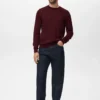 Pullover mit Rundhalsausschnitt aus 100 % Merinowolle
