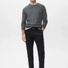 Pullover mit Rundhalsausschnitt aus 100 % Merinowolle
