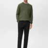 Pullover mit Rundhalsausschnitt aus 100 % Merinowolle