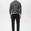 Pullover mit Rundhalsausschnitt aus 100 % Merinowolle