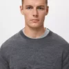 Pullover mit Rundhalsausschnitt aus 100 % Merinowolle
