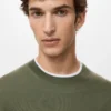 Pullover mit Rundhalsausschnitt aus 100 % Merinowolle