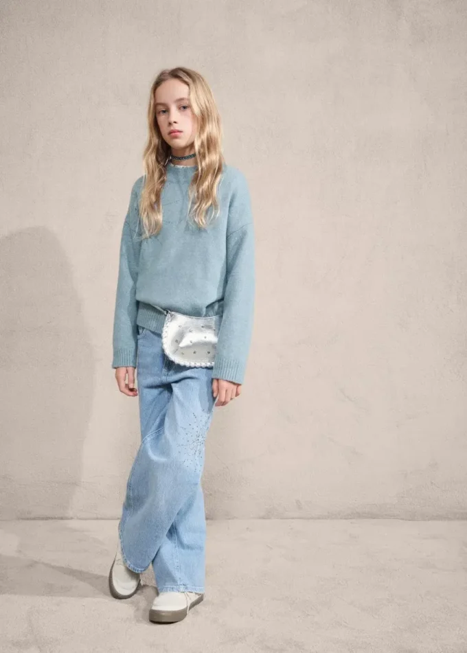 Pullover mit Strassdetails