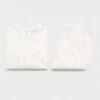 Pyjama mit Baby-Kragen und Print Pyjama mit Baby-Kragen und Print