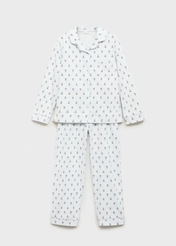 Pyjama mit Blumenmuster Pyjama mit Blumenmuster