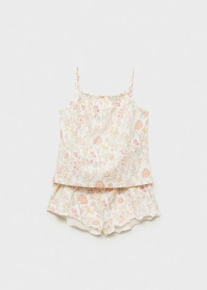 Pyjama mit Blumenmuster Pyjama mit Blumenmuster