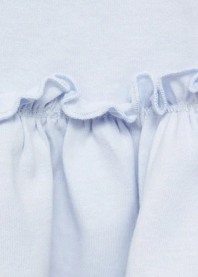 Pyjama-Shorts mit Rüschen