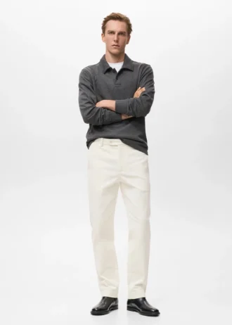 Regular Fit Cordhose aus Baumwolle