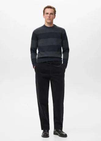Regular Fit Cordhose aus Baumwolle
