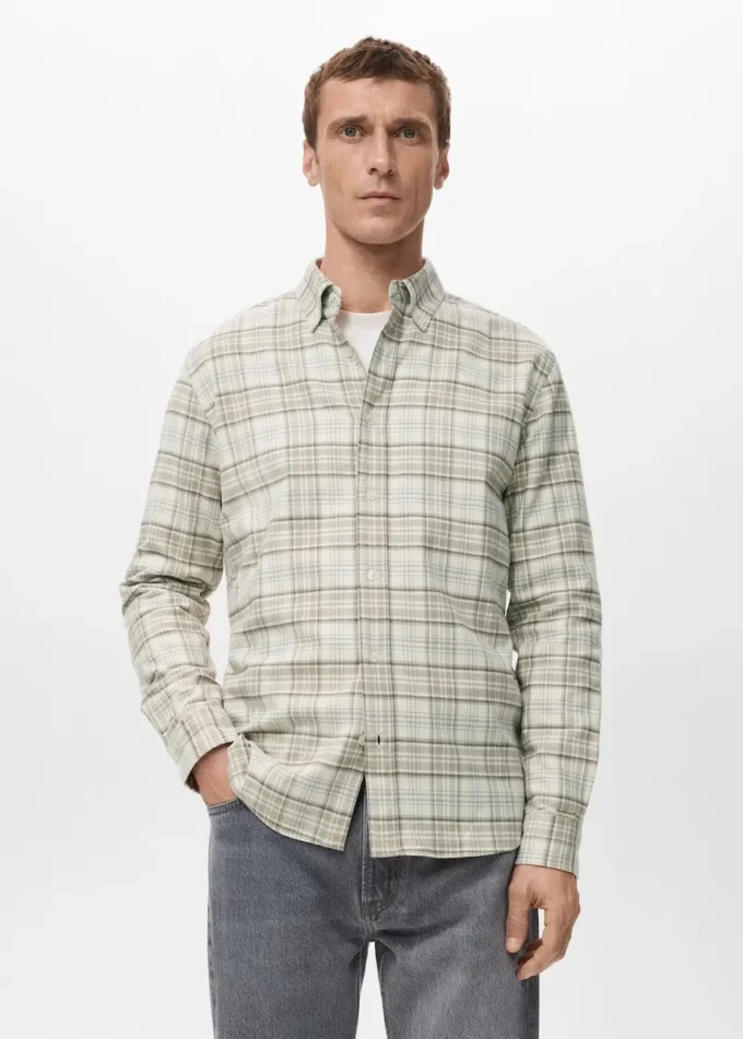 Regular-Fit-Flanellhemd mit Karomuster Regular-Fit-Flanellhemd mit Karomuster