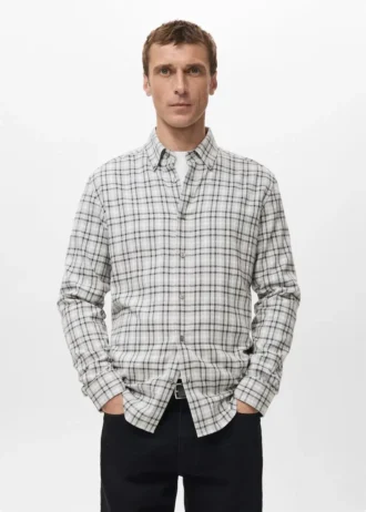 Regular Fit Flanellhemd mit Karomuster