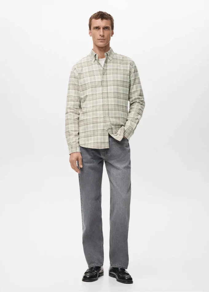 Regular-Fit-Flanellhemd mit Karomuster Regular-Fit-Flanellhemd mit Karomuster