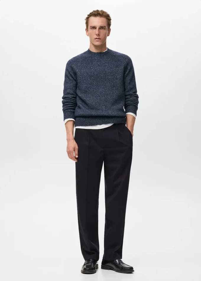 Regular-Fit-Flanellhose mit Bundfalten Regular-Fit-Flanellhose mit Bundfalten