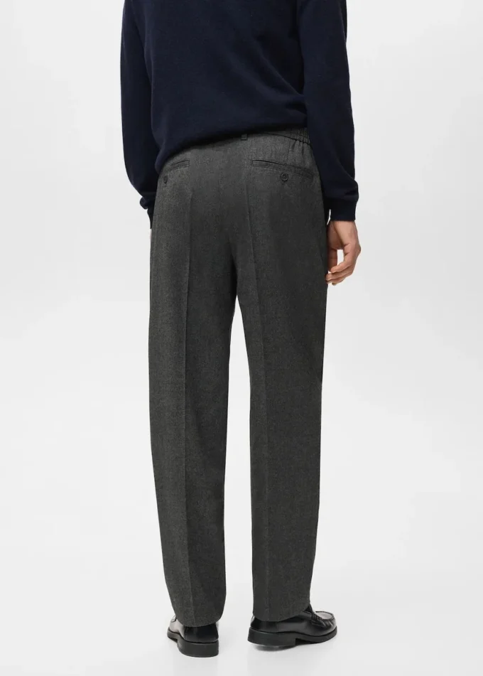 Regular-Fit-Flanellhose mit Bundfalten Regular-Fit-Flanellhose mit Bundfalten