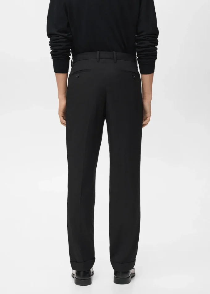 Regular-Fit-Flanellhose mit Bundfalten Regular-Fit-Flanellhose mit Bundfalten