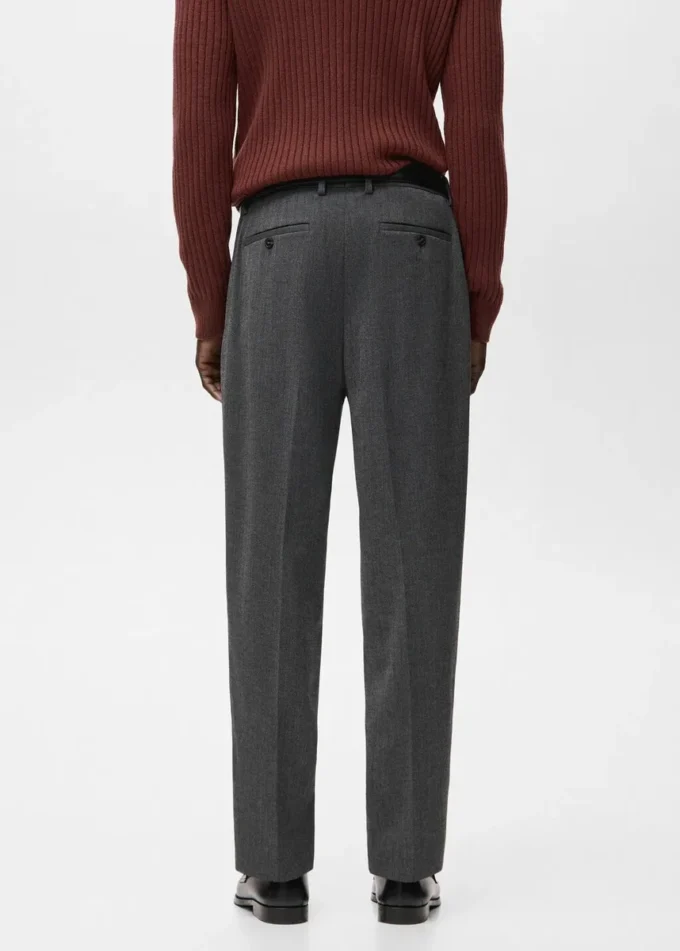 Regular-Fit-Flanellhose mit Bundfalten Regular-Fit-Flanellhose mit Bundfalten