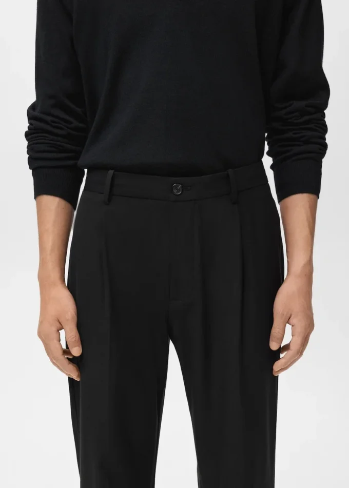 Regular-Fit-Flanellhose mit Bundfalten Regular-Fit-Flanellhose mit Bundfalten