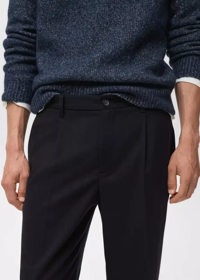 Regular-Fit-Flanellhose mit Bundfalten Regular-Fit-Flanellhose mit Bundfalten