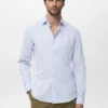 Regular Fit gestreiftes Baumwollhemd Regular Fit gestreiftes Baumwollhemd
