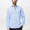 Regular Fit gestreiftes Baumwollhemd Regular Fit gestreiftes Baumwollhemd