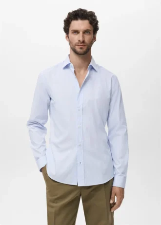 Regular Fit gestreiftes Baumwollhemd Regular Fit gestreiftes Baumwollhemd