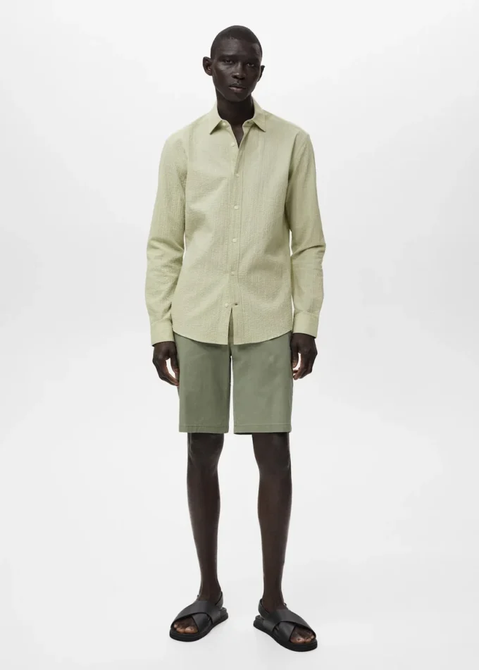 Regular-Fit-Hemd mit Streifenmuster Regular-Fit-Hemd mit Streifenmuster