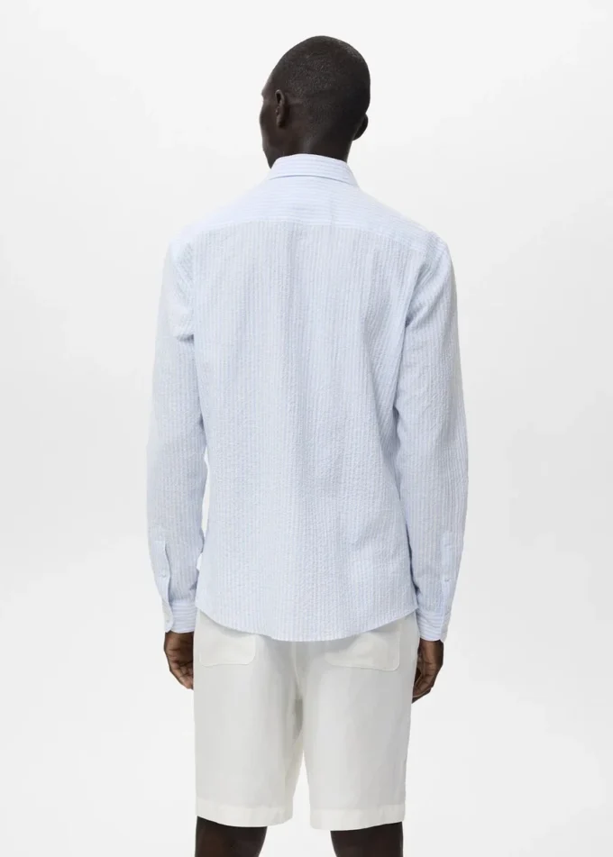 Regular-Fit-Hemd mit Streifenmuster Regular-Fit-Hemd mit Streifenmuster