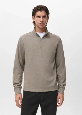 Regular-Fit-Hoodie mit Reißverschluss