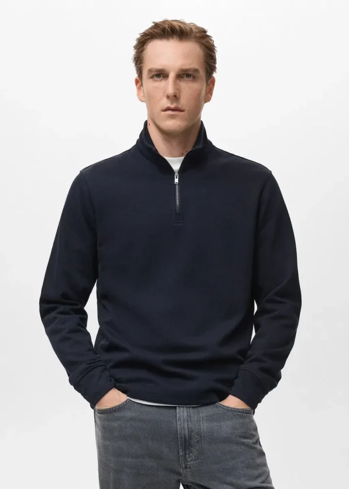 Regular-Fit-Hoodie mit Reißverschluss