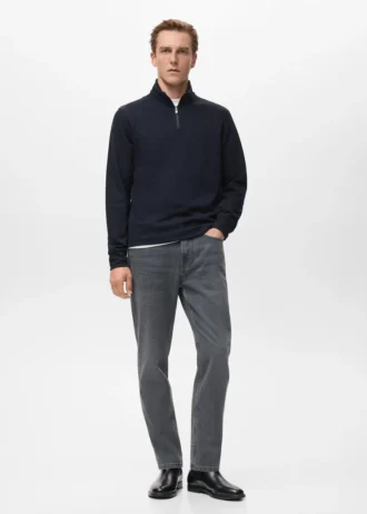 Regular-Fit-Hoodie mit Reißverschluss