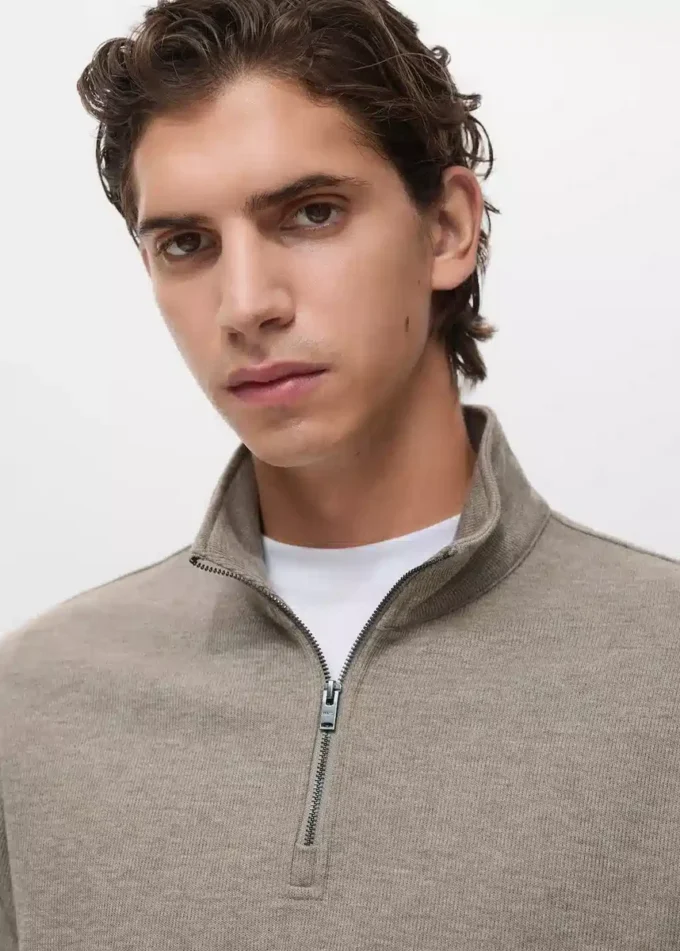 Regular-Fit-Hoodie mit Reißverschluss