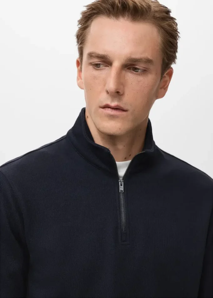 Regular-Fit-Hoodie mit Reißverschluss