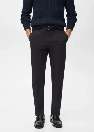 Regular-Fit-Hose aus Baumwolle