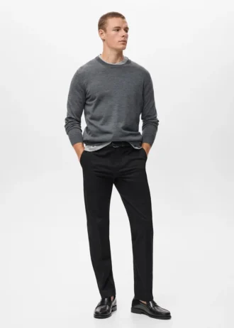 Regular-Fit-Hose aus Baumwolle