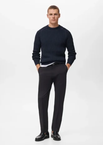 Regular-Fit-Hose aus Baumwolle