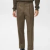 Regular Fit-Hose aus Baumwolle mit Bundfalten Regular Fit-Hose aus Baumwolle mit Bundfalten