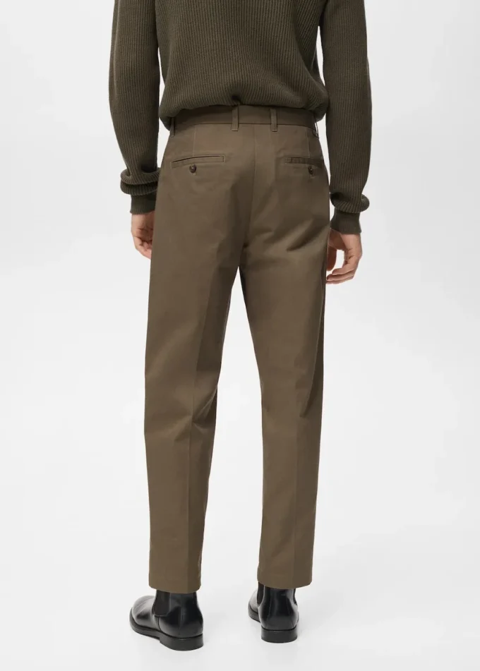 Regular Fit-Hose aus Baumwolle mit Bundfalten Regular Fit-Hose aus Baumwolle mit Bundfalten