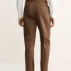 Regular Fit-Hose aus Baumwolle mit Bundfalten