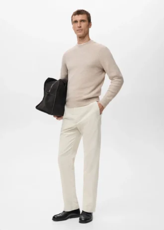 Regular-Fit-Hose aus Cord