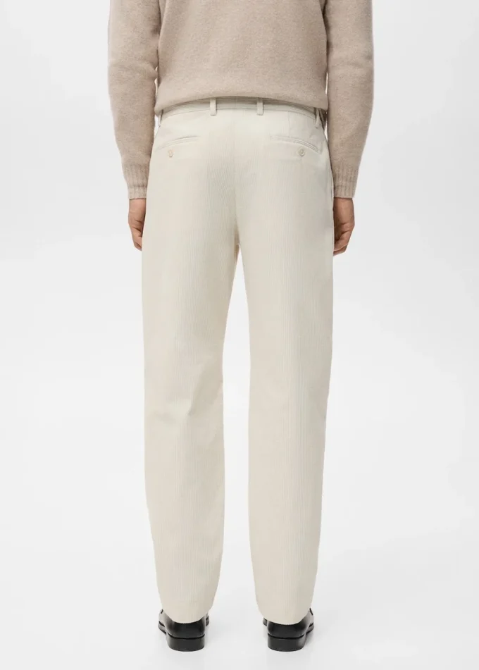 Regular-Fit-Hose aus Cord