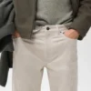 Regular-Fit-Hose aus Cord