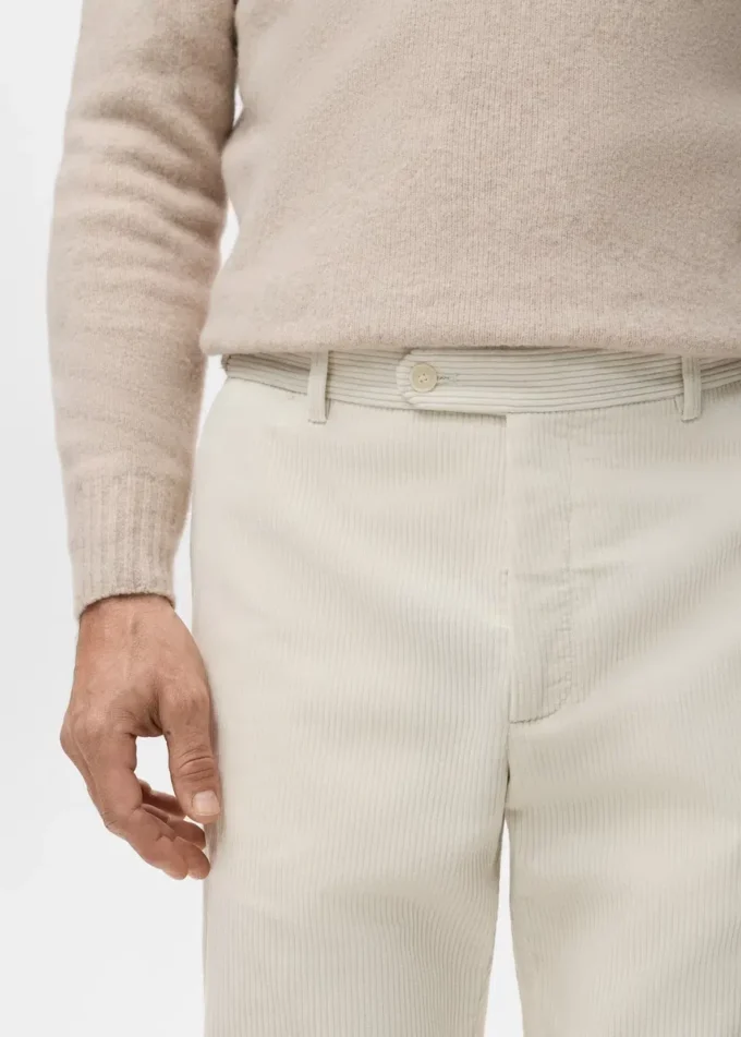 Regular-Fit-Hose aus Cord