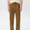 Regular-Fit-Hose mit Falten und fließendem Schnitt Regular-Fit-Hose mit Falten und fließendem Schnitt