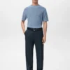 Regular-Fit-Hose mit Falten und fließendem Schnitt Regular-Fit-Hose mit Falten und fließendem Schnitt